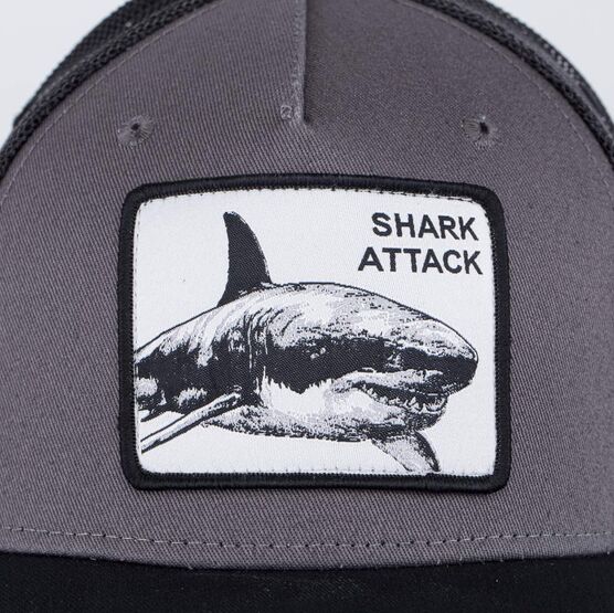 07711800-40 Кепка-бейсболка для подростка Атака акулы для мальчики черный фото №3
