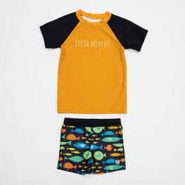 07753020-40 Комплект купальный Гроза морей для мальчики оранжевый