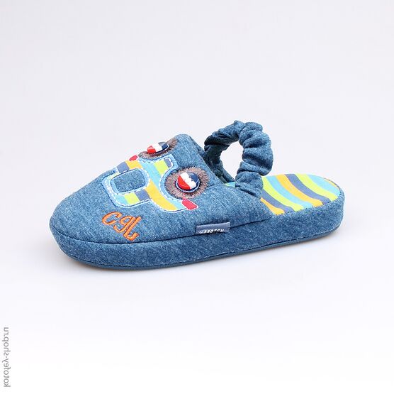 331027-11 Тапочки синие для мальчики светло-синий