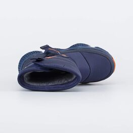 464074-44 Дутики на липучках для мальчика для мальчики син-ора фото №4