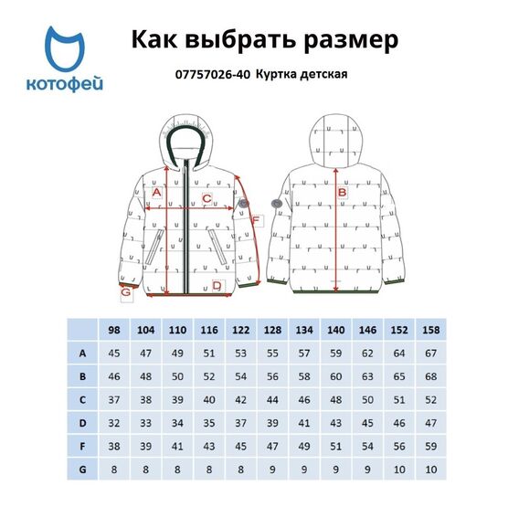 07757026-40 Куртка демисезонная Черный для мальчики черный фото №8