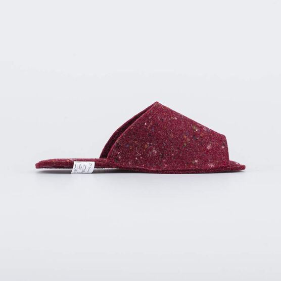 837000-06 Женские войлочные тапочки для девочки бордовый фото №2