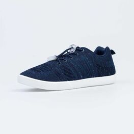 631134-11 Кеды из вязаного текстиля для девочки светло-синий