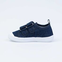 331190-12 Хлопковые кеды для мальчика Джинс для мальчики син-кра фото №2