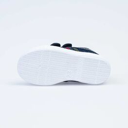 331190-12 Хлопковые кеды для мальчика Джинс для мальчики син-кра фото №3