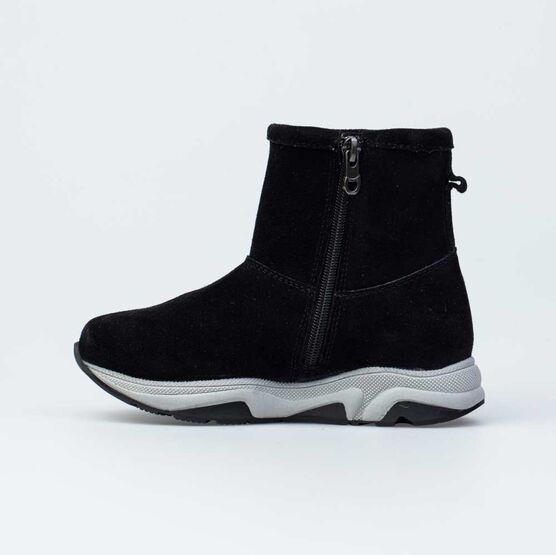 562063-43 Зимние полусапожки для девочки для девочки черный фото №2