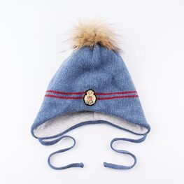 07711152-40 Теплая шапка для мальчика, светло-синяя для мальчики светло-синий