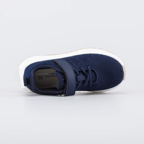 534061-12 Синие кроссовки для мальчика для мальчики темно-синий фото №4