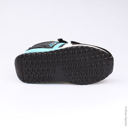 344081-74 Кроссовки на липучках для мальчики чер-гол фото №3