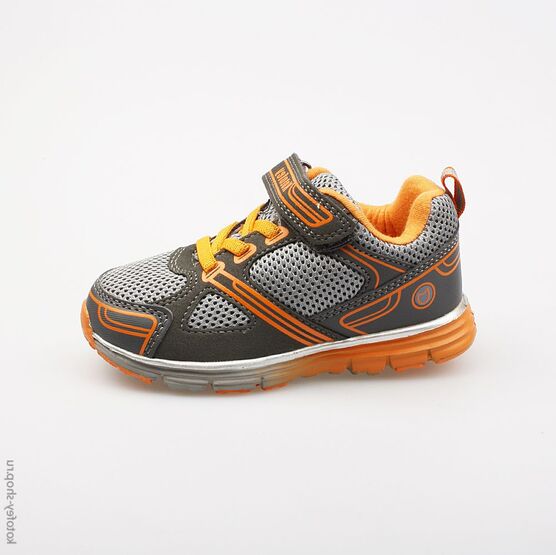 344112-72 Кроссовки для мальчики сер-ора