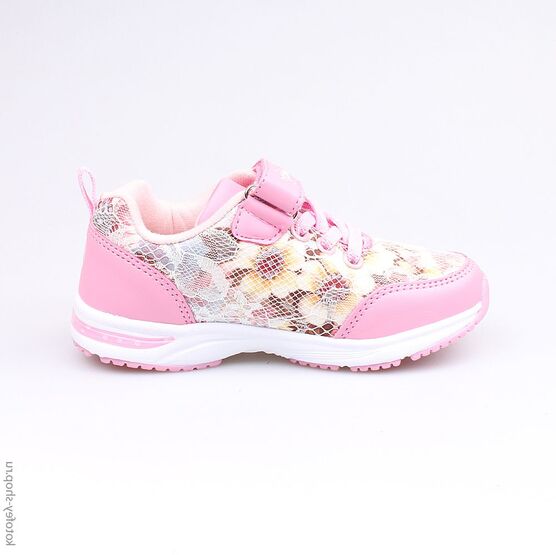 344117-73 Кроссовки для девочки роз-бел фото №2