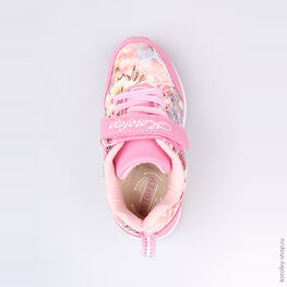 344117-73 Кроссовки для девочки роз-бел фото №4