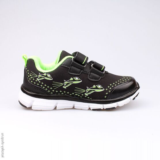 344119-72 Кроссовки для мальчики чер-зел фото №2