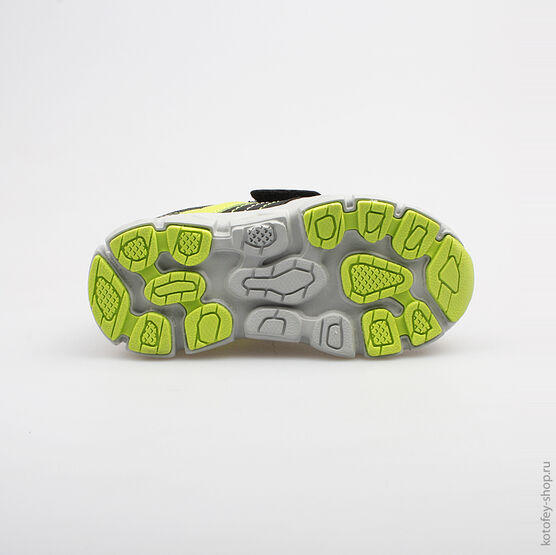 344121-72 Кроссовки для мальчики чер-зел фото №3