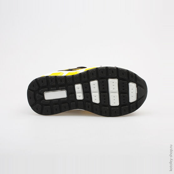 344122-71 Кроссовки для мальчики чер-жел фото №3