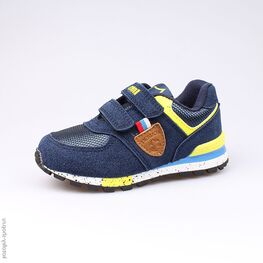 344127-71 Кроссовки для мальчики син-жел