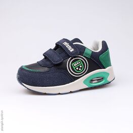 344130-71 Кроссовки для мальчики син-зел