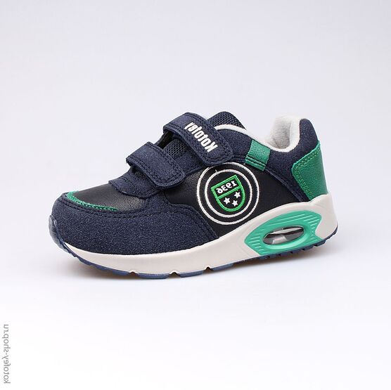 344130-71 Кроссовки для мальчики син-зел