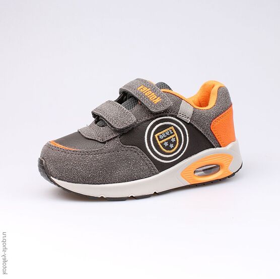 344130-72 Кроссовки для мальчики сер-ора