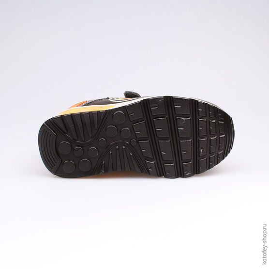 344130-72 Кроссовки для мальчики сер-ора фото №3