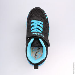 344133-72 Кроссовки для мальчики чер-гол фото №4