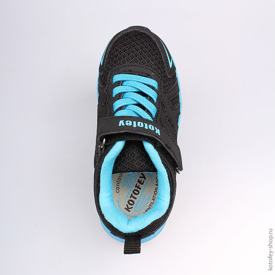 344133-72 Кроссовки для мальчики чер-гол фото №4