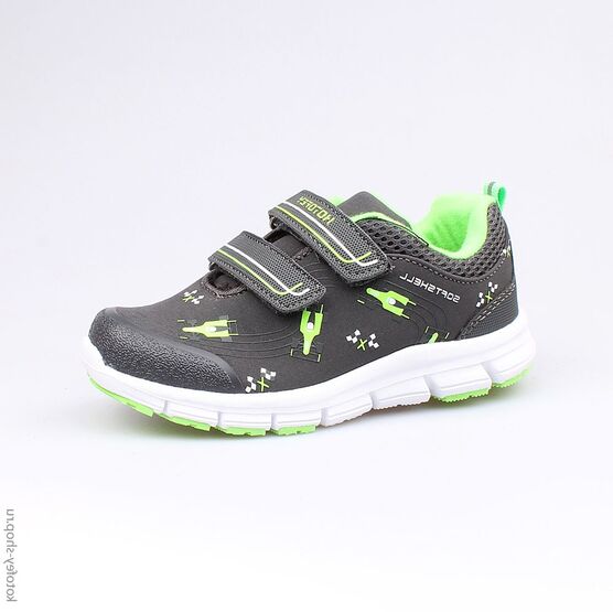 344140-72 Кроссовки для мальчики сер-зел