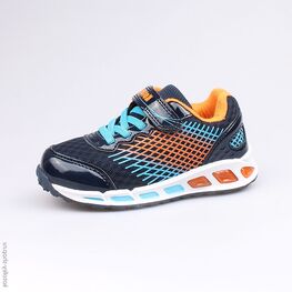 344142-72 Кроссовки для мальчики син-ора