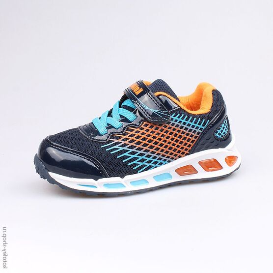 344142-72 Кроссовки для мальчики син-ора