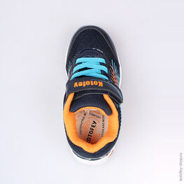 344142-72 Кроссовки для мальчики син-ора фото №4