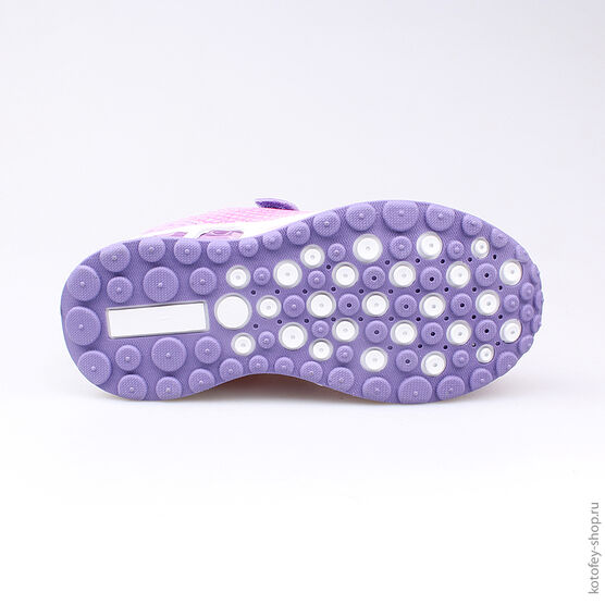 344142-73 Кроссовки для девочки роз-сир фото №3