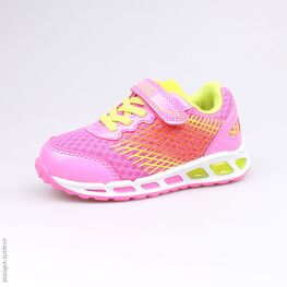 344142-74 Кроссовки для девочки роз-сал