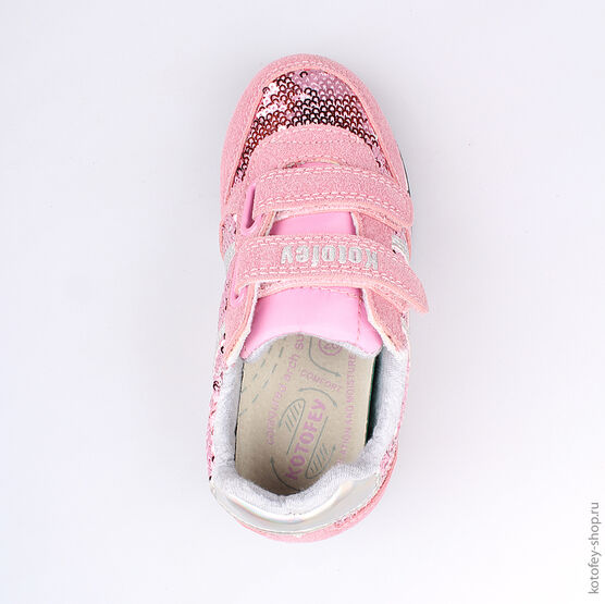 344148-72 Кроссовки для девочки розовый фото №4