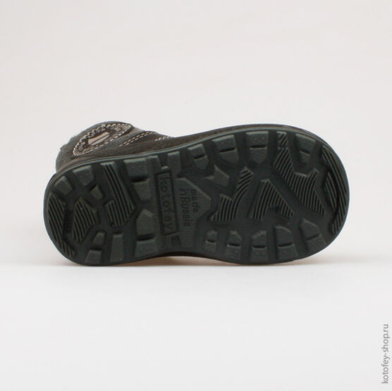 352045-53 Сапожки для мальчики чер-сер фото №3