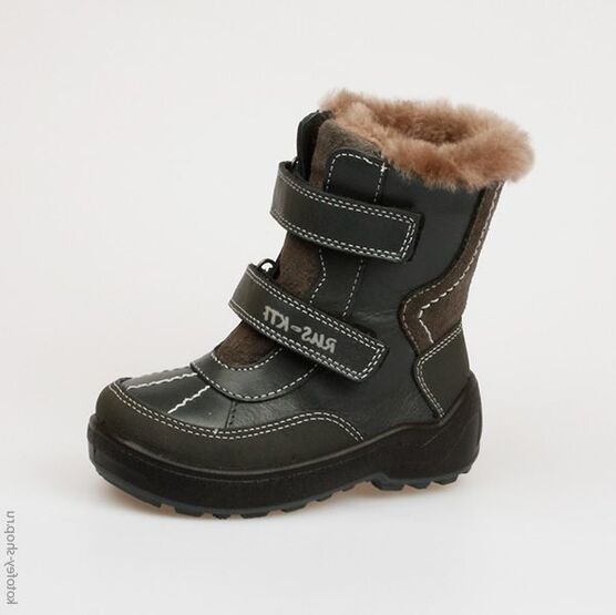 352046-52 Сапожки для мальчики серый фото №5