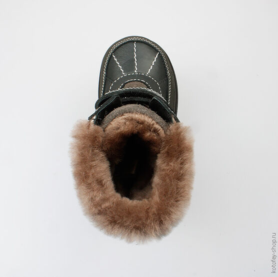 352046-52 Сапожки для мальчики серый фото №8