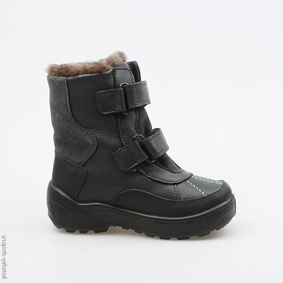 352046-52 Сапожки для мальчики серый фото №2