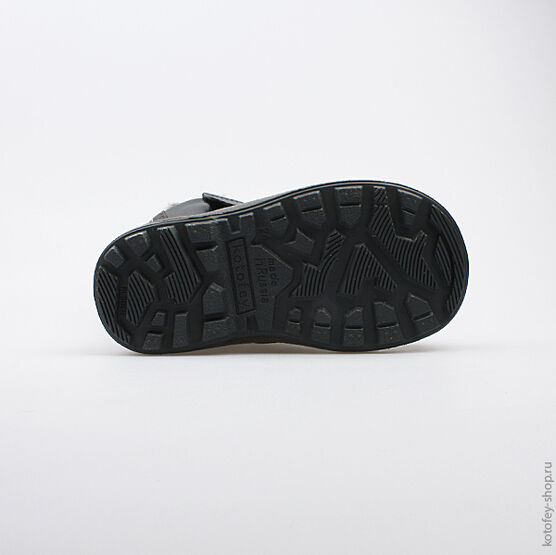 352046-52 Сапожки для мальчики серый фото №3