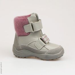 352047-53 Сапожки для девочки серый фото №2