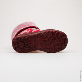 352049-52 Сапожки для девочки фуксия фото №3