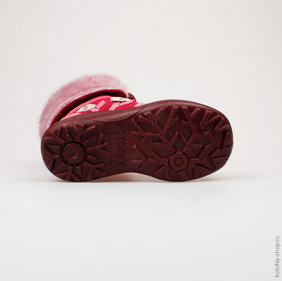 352049-52 Сапожки для девочки фуксия фото №3