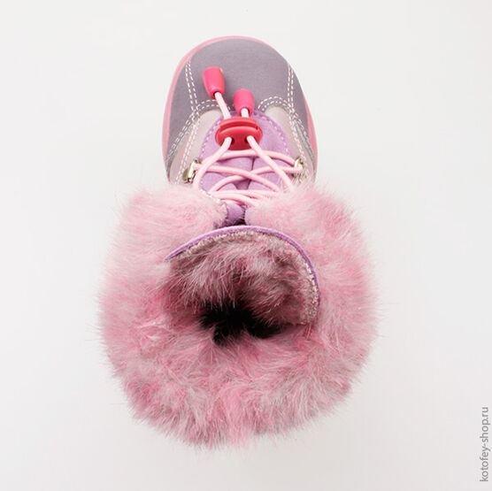 352049-53 Сапожки для девочки сиреневый фото №4