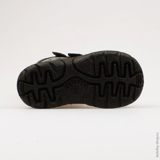 352050-51 Сапожки для мальчики серый-черный фото №3