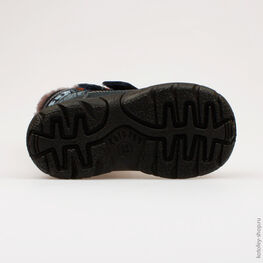 352050-52 Сапожки для мальчики светло-синий фото №3