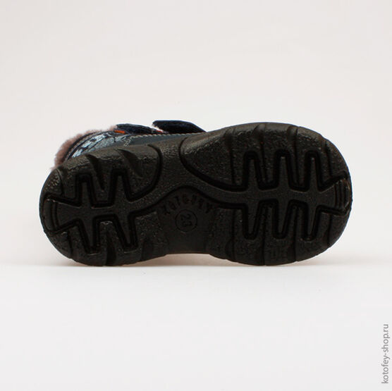 352050-52 Сапожки для мальчики светло-синий фото №3