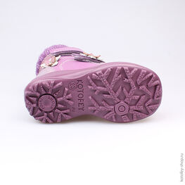 352053-54 Сапожки для девочки сиреневый фото №3