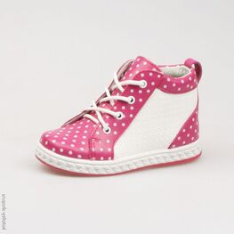 352055-23 Ботинки для девочки фук-бел