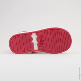 352055-23 Ботинки для девочки фук-бел фото №3