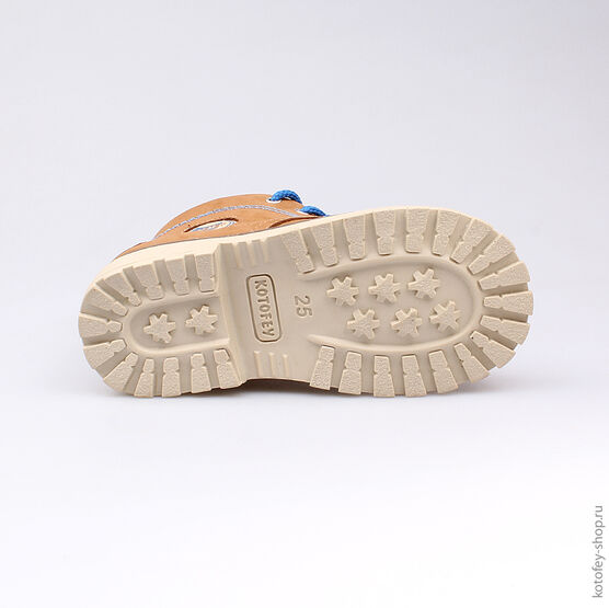 352058-23 Ботинки для мальчики коричневый фото №3