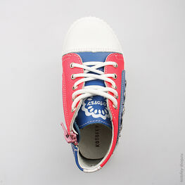 352059-21 Ботинки для девочки син-бел-роз фото №4